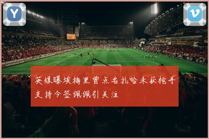 英媒曝埃梅里曾点名扎哈未获枪手支持今签佩佩引关注