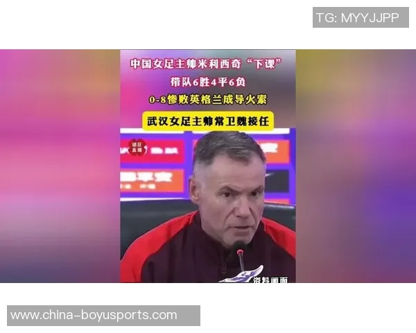 中国女足主帅米利西奇荣膺年度最佳女足主帅投票魏格曼位列第一